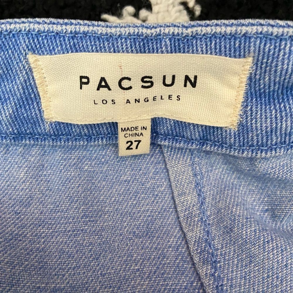 PacSun Light Blue Denim Mini Skirt - Picture 6 of 6
